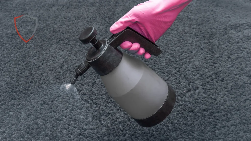 Fabric protection applied on sofa in Perth